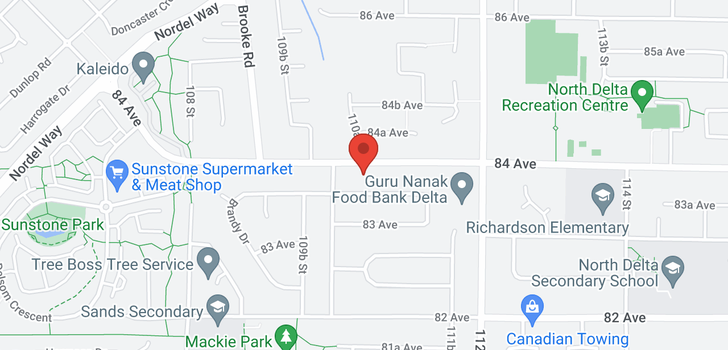 map of 11036 84 AVENUE